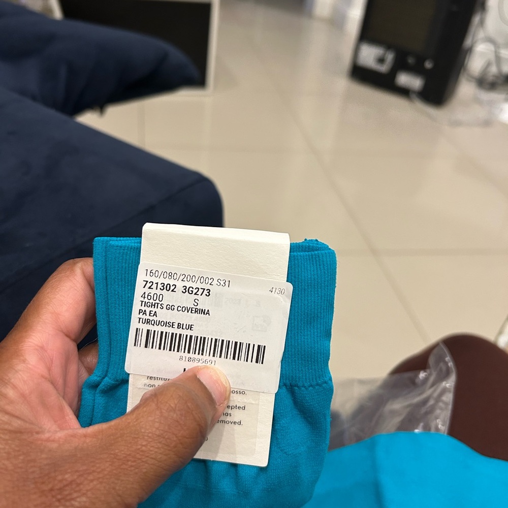 Gucci Vibrant Blue Tights